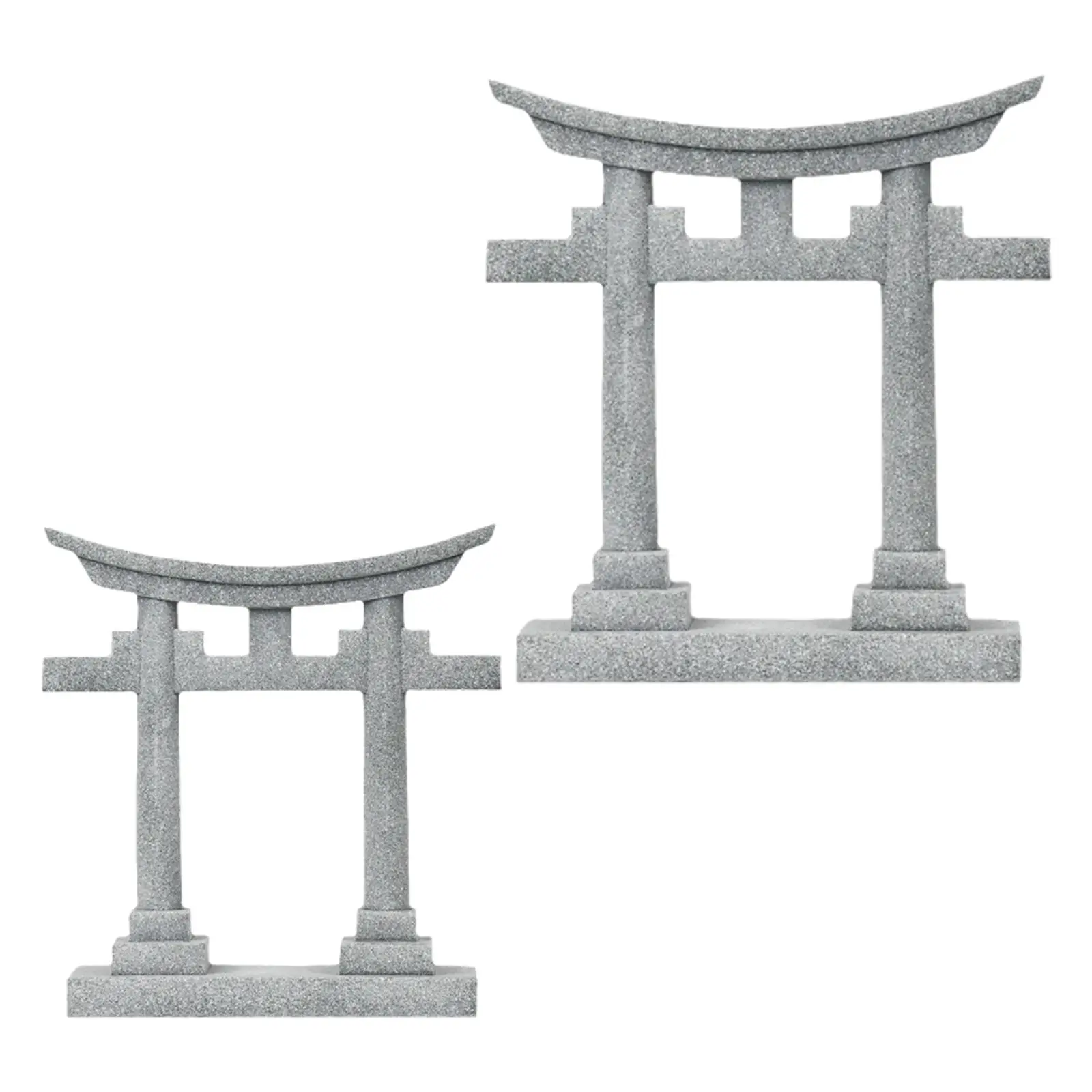 Japan Torii Gate Shrine Model Figurine Multipurpose PVC Material Landscape