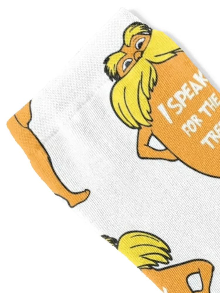 Lorax I speak for the trees so cute Socks japanese fashion anti-slip sheer Socks Women's Men's