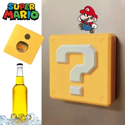 Super Mario Bottle Opener Creative Question Mark Can Opener Refrigerator Magnet Bottle Picker Beer Wine Beer Opener Decoration