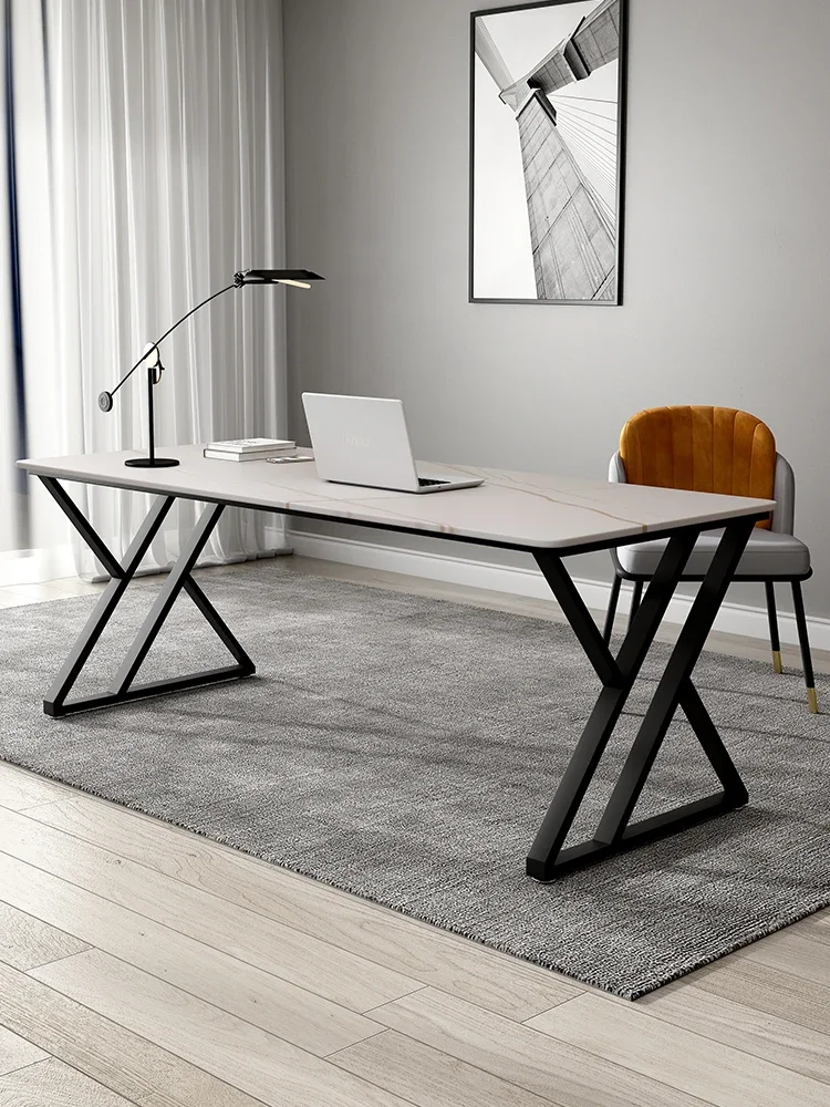 Light luxury wind simple slate computer desktop desk bedroom home students simple modern small-sized desk writing desk