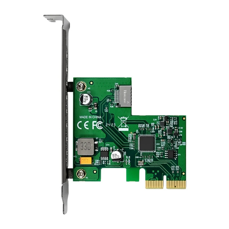 PCIE Expansion Card PCI Express X2 Single Port TYPE-E USB3.1 10Gbps Expansion Card ASM3142 Chip For Desktop Laptop