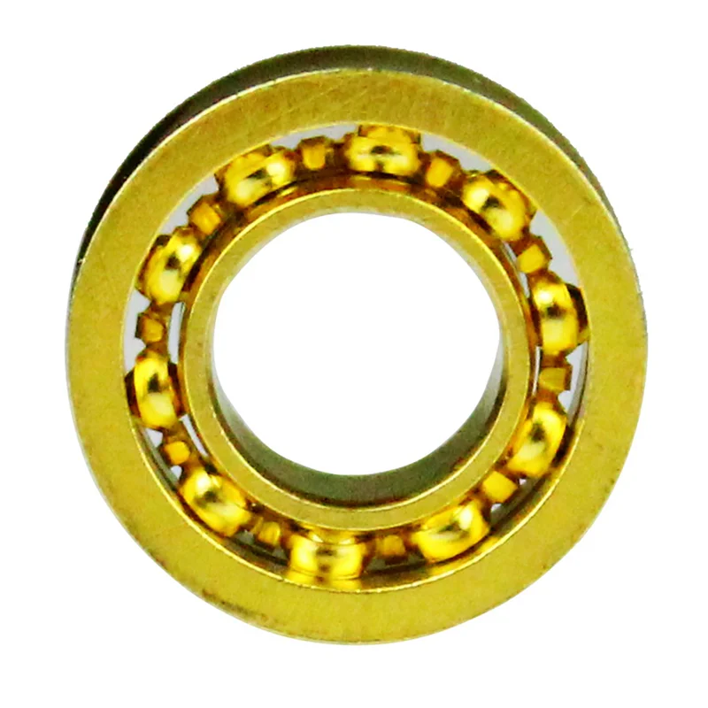 ABUM-10Pcs oro 10 bolas Kk Yoyo rodamiento profesional Extra largo sueño ralentí YOYO rodamiento Yo-Yo rodamientos