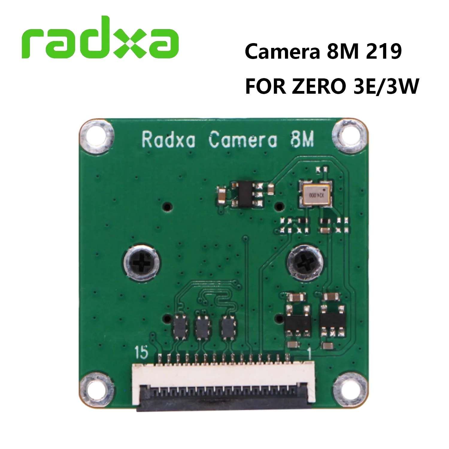 Radxa Camera 8M 219 FOR ZERO 3E/3W SONY IMX219 8M pixel 22P 0.5mm to 15P 1mm FPC cable 150mm