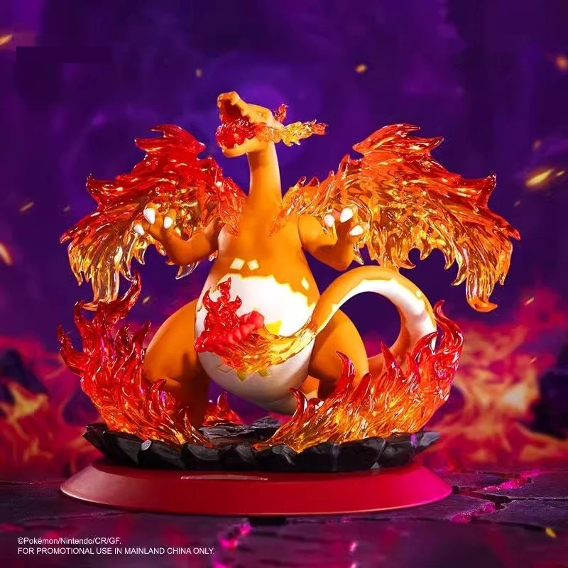 أصل سلسلة PokéMon Charizard Gigantamax ألعاب شخصيات الحركة فائقة القوة ماكس نموذج تزيين هدايا عيد ميلاد أنيمي