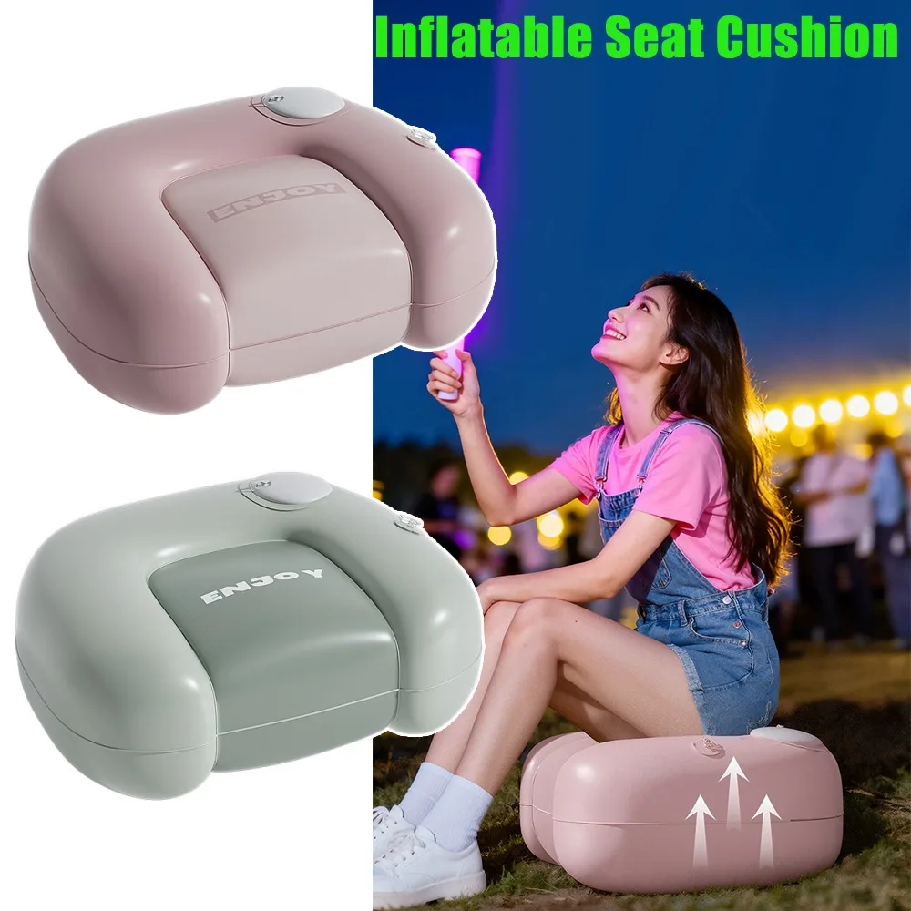 

Надувная подушка-сидушка для кемпинга, легкий туристический коврик-стул для музыкальных фестивалей, пикников, пляжного и дикого кемпинга