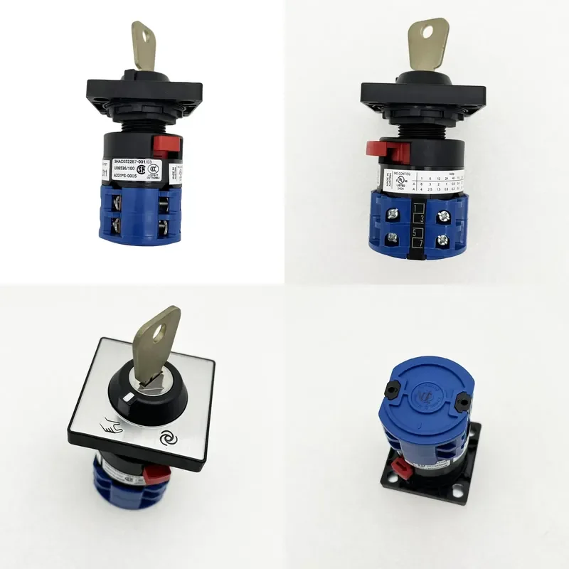1pc 3HAC052287-001/03 Control Cabinet Mode Selector Switch 2 Gear 2 Parts One Button Operation Brand New From Machine