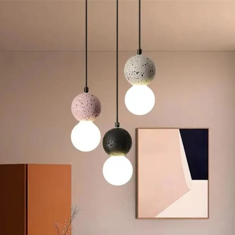 

Подвесные светильники Nordic Balls: дерево, стекло, бетон. Светильники для спальни, кухни, острова, столовой. Подвесные лампы LED. Прикроватные светильники.