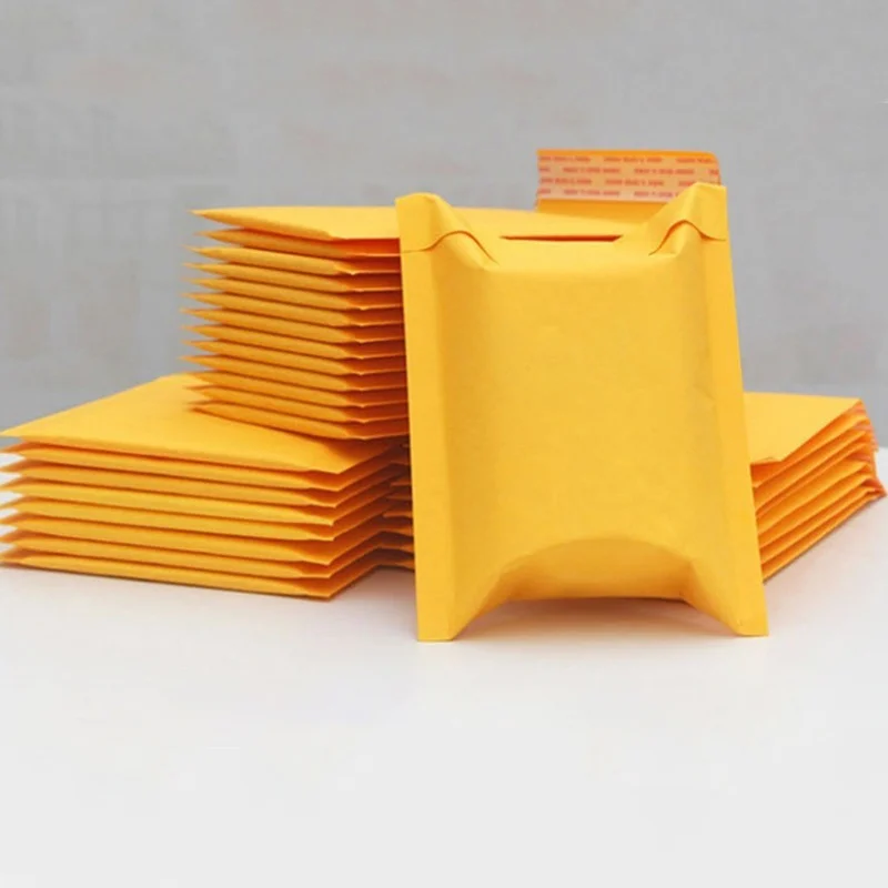 10 Pçs/lote Envio Gratuito de Papel Kraft Bolha Mailers Acolchoados Envelopes Sacos com Diferentes Especificações Saco De Discussão Envelope Com