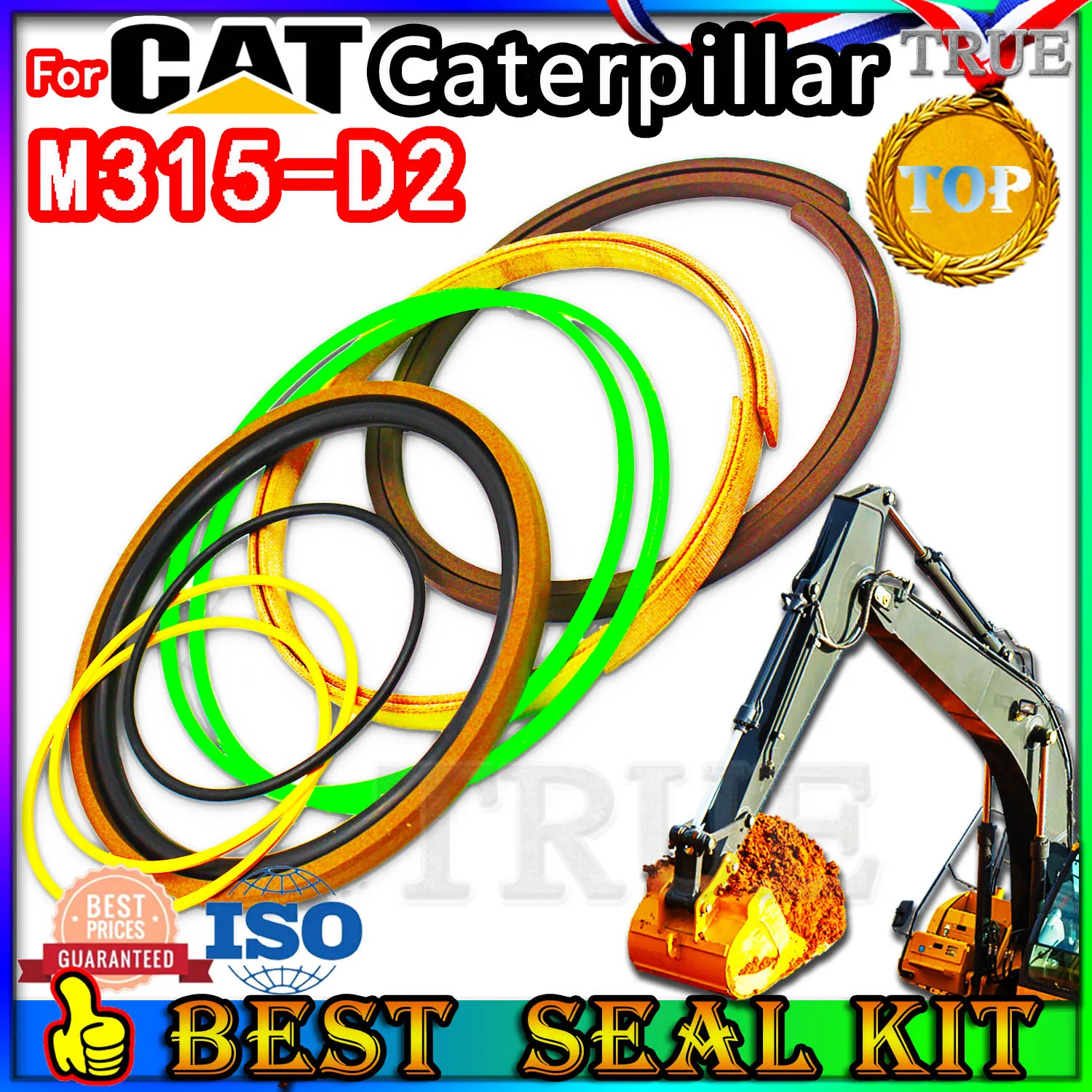 

For Caterpillar M315D2 Repair Kit Excavator Oil Seal ARM Bucket Hydraulic Pump Digger Clamshell Shovel Adjust Swing Gear M315-D2