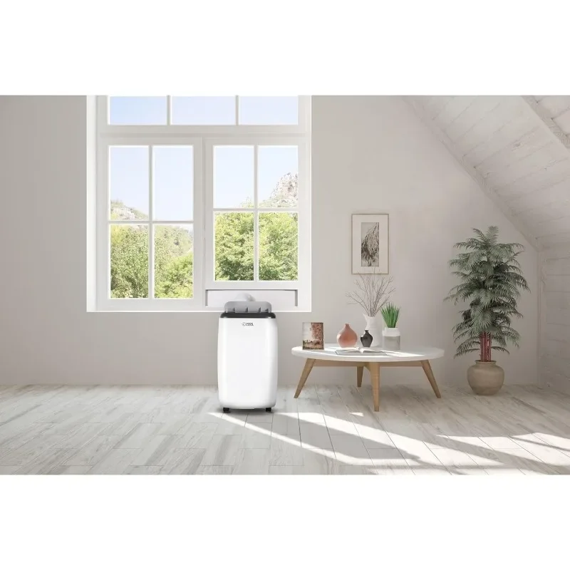 Commercial Cool CPT10WB Remote Control portable-air-conditioners, 14000 BTU, White-14000