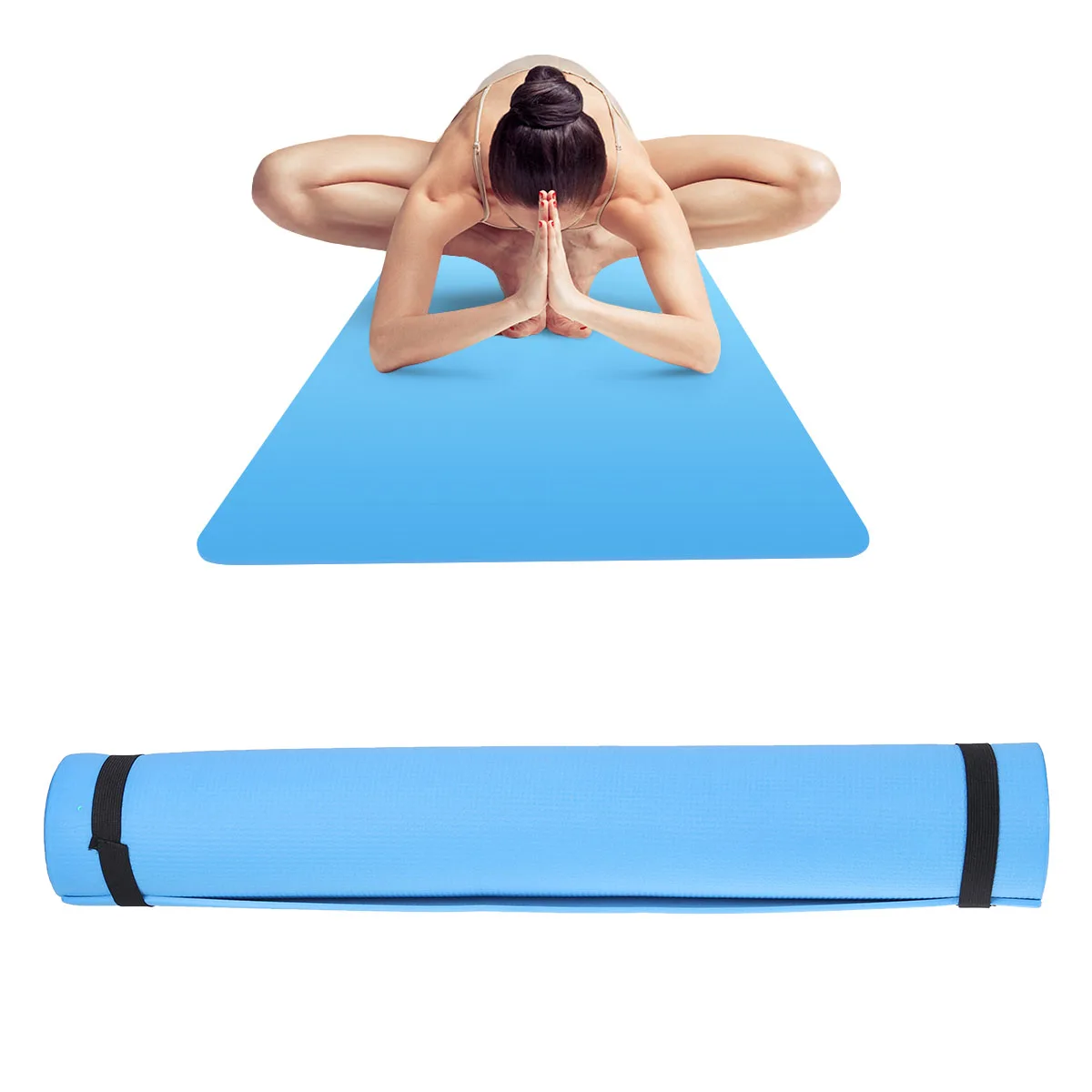 

Non-slip Yoga Mat Fitness Workout Mats for Exercise Outdoor Sports Lightweight