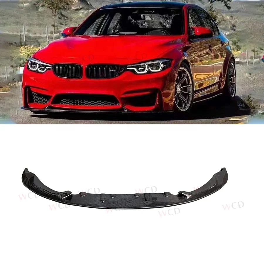 

Factory Direct Carbon Fiber 3D Style Front bumper Lip For BMW 4 series F80 M3 F82 F83 M4 2015-2020 Car Model