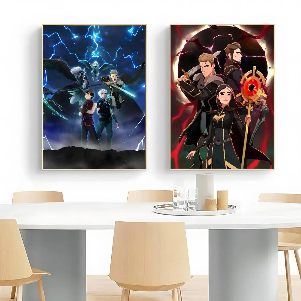 Anime Fantasy Adventure T-The Dragon P-Prince Poster Wall Art Print Poster Decorative Mural Home Decor Gift Unframed