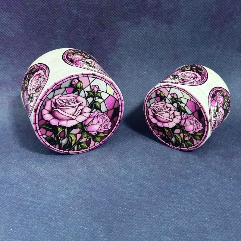 2/2.4 بوصة زهرة عشب طاحونة دليل كسارة معدنية التوابل مدقة الفلفل هاون الملح قاطعة المطحنة طاحونة أدوات التدخين اكسسوارات #1