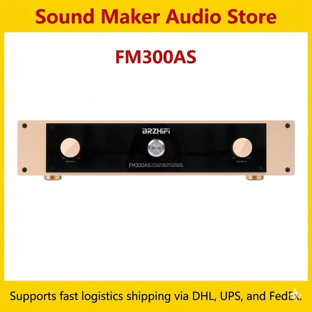 

Усилитель звука Sound Maker FM300AS, мощный аудиоусилитель класса AB, Hi-Fi усилитель для конечной стадии, реплика швейцарской FM-схемы для домашнего аудио
