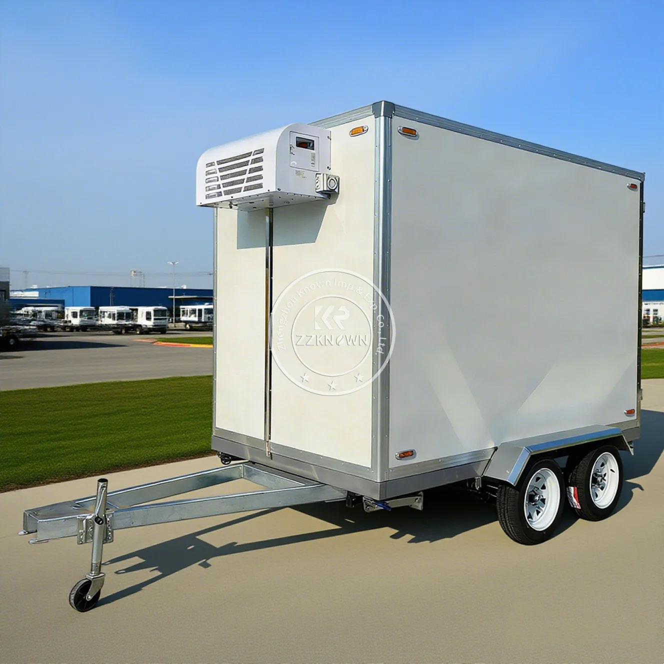 

Mobile Refrigerator Cold Room with Freezer Unit Food Storage Refrigerated Box Trailer