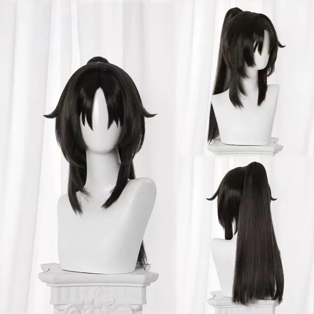 "Absolute Zero" Cat Palace Yona Cosplay Wig, Cosplay Game, Black Long Hair Anime Wig