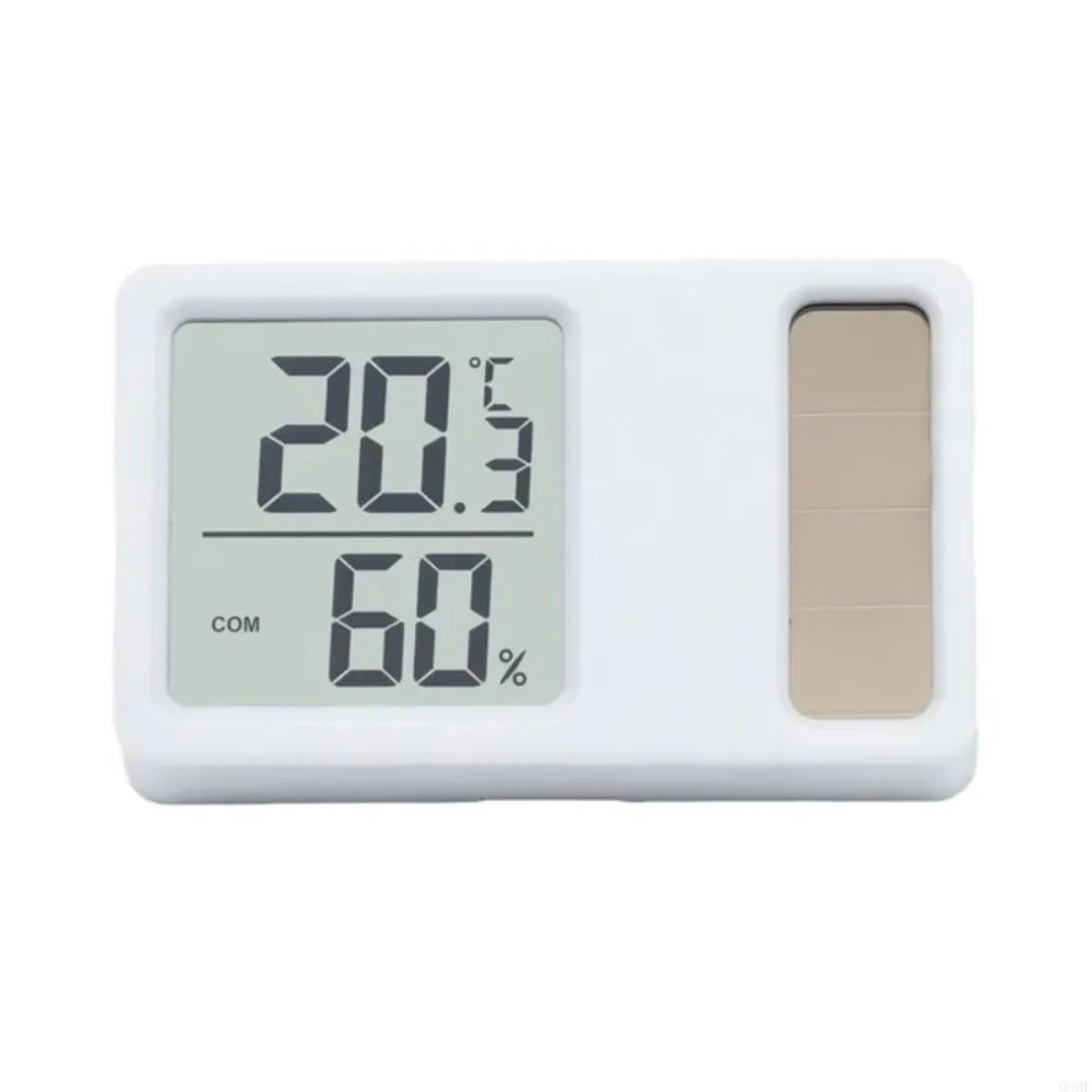 69HF Solar Powered Thermometers High Accuracy Mini Hygrometer Portable Professional Temperature Humidity Meter