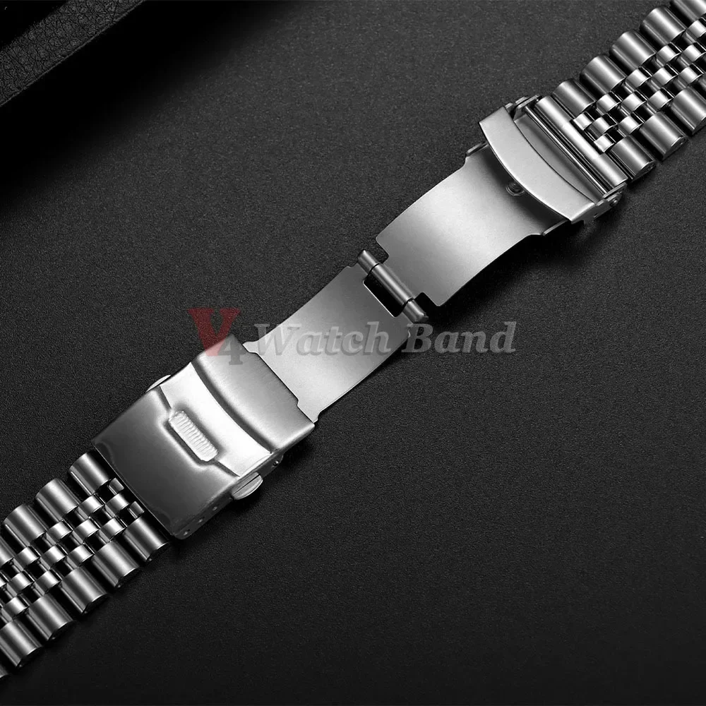 Luxuriöses Massives Edelstahl-Uhrenarmband für Seiko, Jubilee und Oyster-Armbänder 18mm 19mm 20mm 21mm 22mm Herren-Uhrenzubehör – Detail 9
