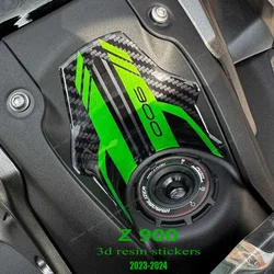 3D Epoxy Resin Sticker Tank Mat Protection Kit for Kawasaki Z 900 2023-2024