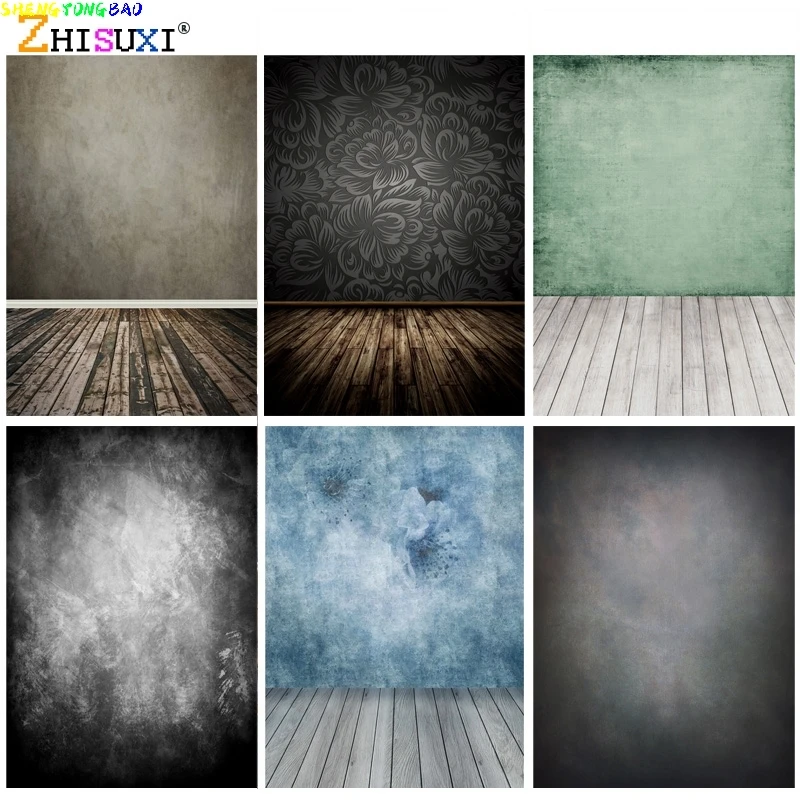 

Vinyl Custom Retro Wooden Floor Baby Photography Backdrops For Photo Studio Background Props 21622 SLFG-02