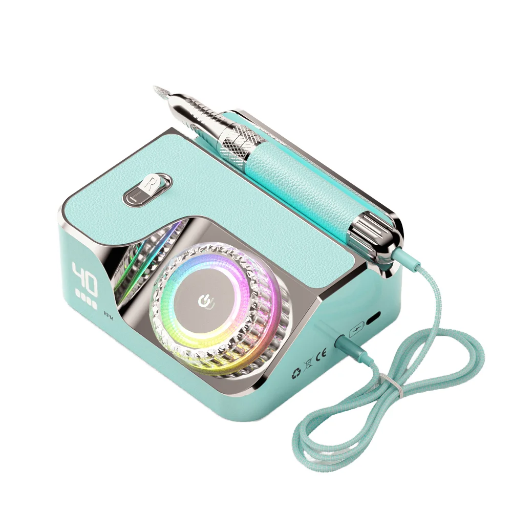 Professional Portable Electric Nail Drill Polisher NEW Cloud Diamond Brushless Nail Polish Machine 40000RPM Made Durable Plastic