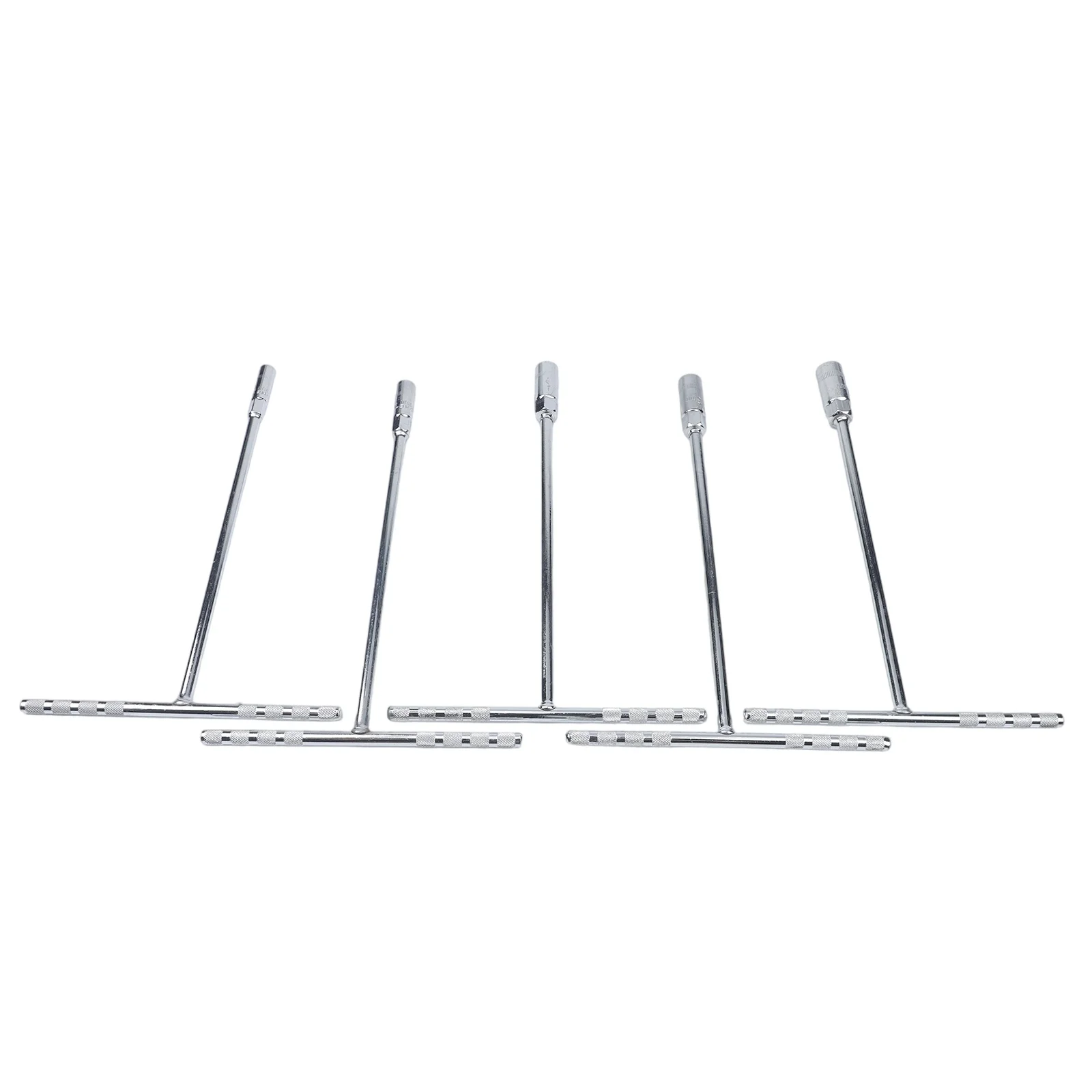 5 Sizes T Handle Hex Socket Wrench Set 8-14mm for Motorcycle and For Bike Metal Spanners for Workshop and Garage Use