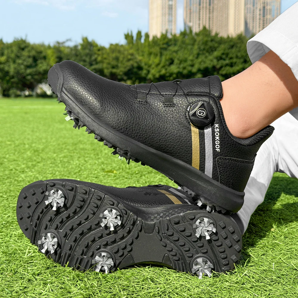 Men's/Women's Anti-slip Fixed Stud Golf Shoes High Wear Resistance Multi-breathability High-performance Golf Shoes SizesFor39-47