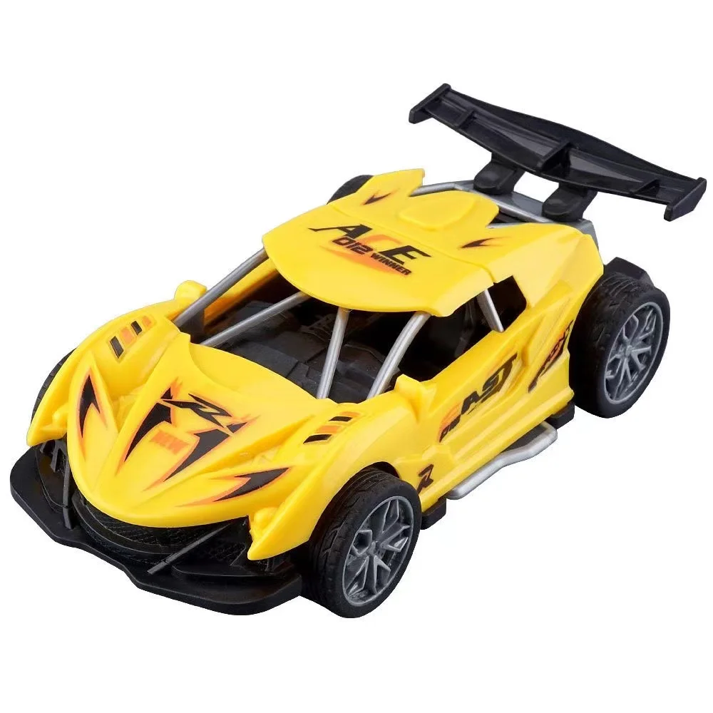 Sound and light puzzle 7180 building block car model simulation pull-back car boy and girl gift toy sports car