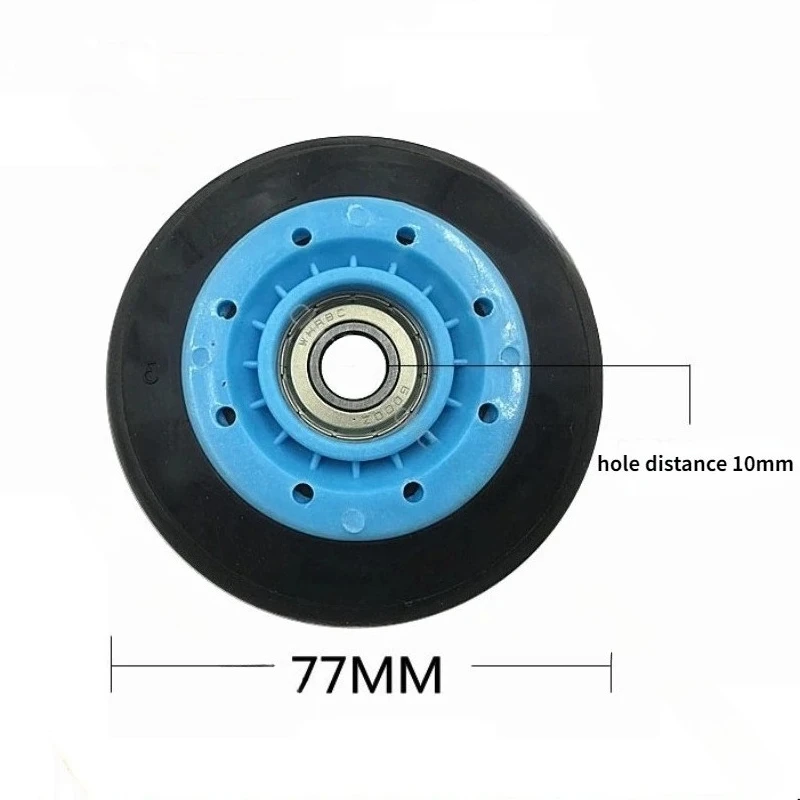 diameter 77mm Dryer Drum Support Roller Fit for drying machine roller wheel clothes dryer support wheel accessories