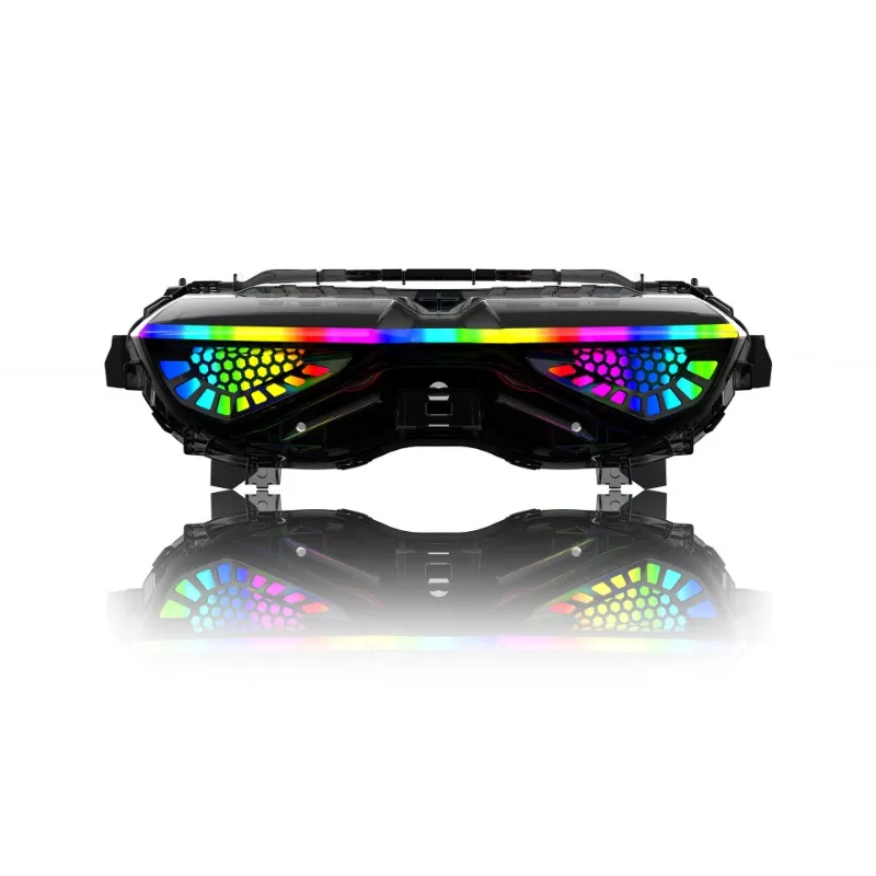 

Applicable to Yamaha NMAX155 motorcycle LED brake tail light modified tail light assembly running water turn signal