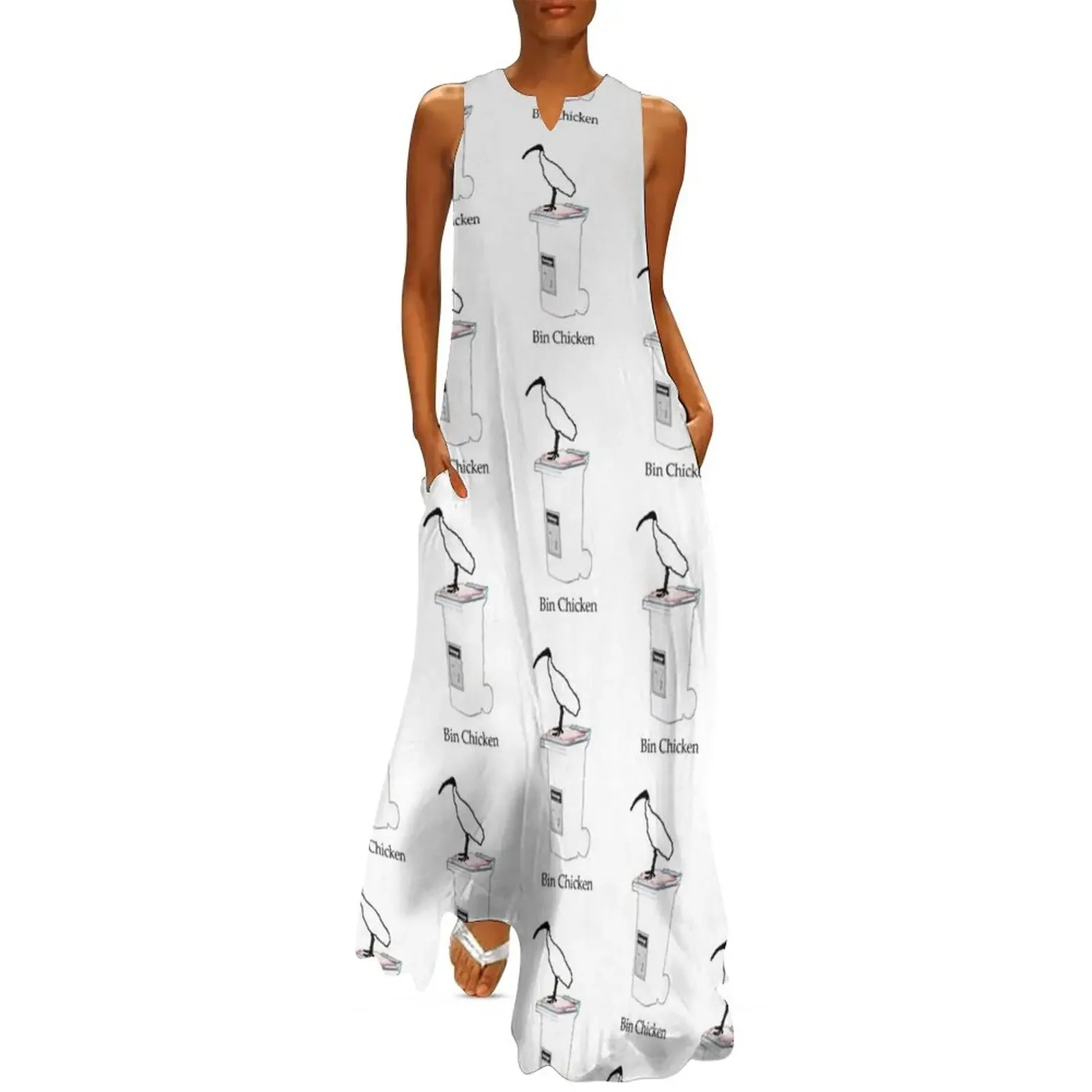 

Bin Chicken Long Dress Casual dresses Aesthetic clothing summer dresses ladies 2025 beach dresses Dress