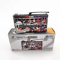 （About 7*2*4CM）Alloy  No. 52 Hong Kong Tram model Adult Gift Hobby & Toys  static finished ornaments Collectibles