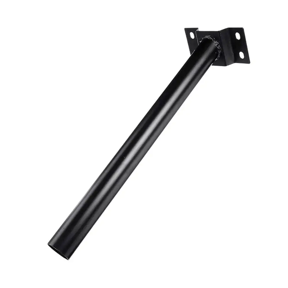 50cm Black Commercial Solar Street Light with Mounting Pole - Outdoor Illumination