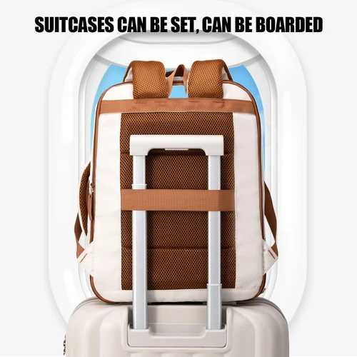 Imagen 2 del producto Mochila multifuncional de viaje de gran capacidad, bolsa para estudiantes universitarios para hombres de negocios y ordenadores, mochila de oficina para conferencias y embarque para niñas