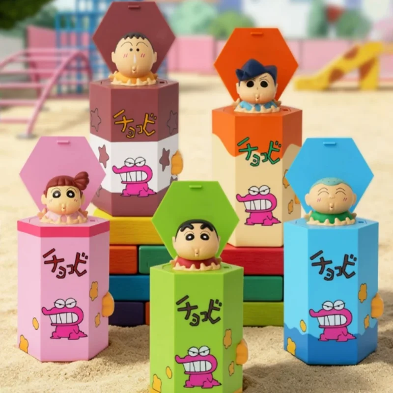 CRAYON SHINCHAN FUNTOY SUMMER SMASH Series Blind Box Mystery Box Toys Kawaii Ornaments Figurines Home Decor Desktop Model Dolls