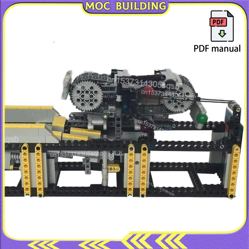 GBC Fork Conveyor Module MOC Building Blocks Technology Great Ball Contraption Bricks Construction Toy Gift Present