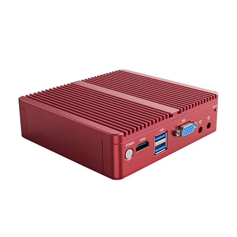 Imagem -04 - Bkhd-router Macio Personalizado Comercial G30 Vermelho Celeron J4125 Firewall Fanless 4x1g 2.5gbps Mikrotikos Pfsense Openvpn Sophos fw