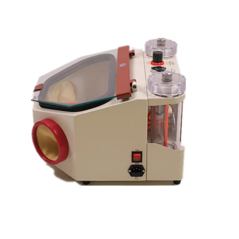 Dental Lab Sandblaster Two Pen Micro Sand Blasting Machine Dental Laboratory Equipment for Metal Ceramic Crown Polishing
