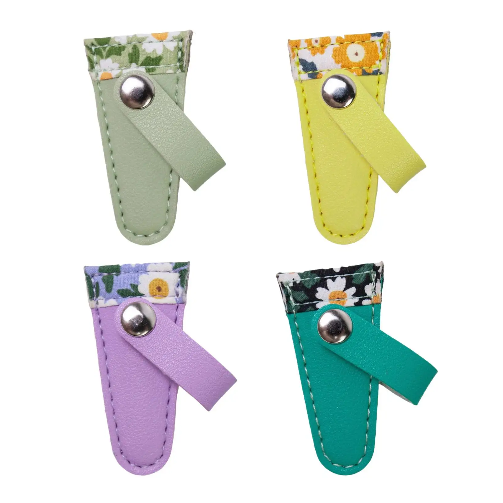 Scissor Pouch Fashion Multifunction Colorful Flower Scissor Cover Easy Carrying Embroidery Scissors Sheath for Dressmaker Sewing