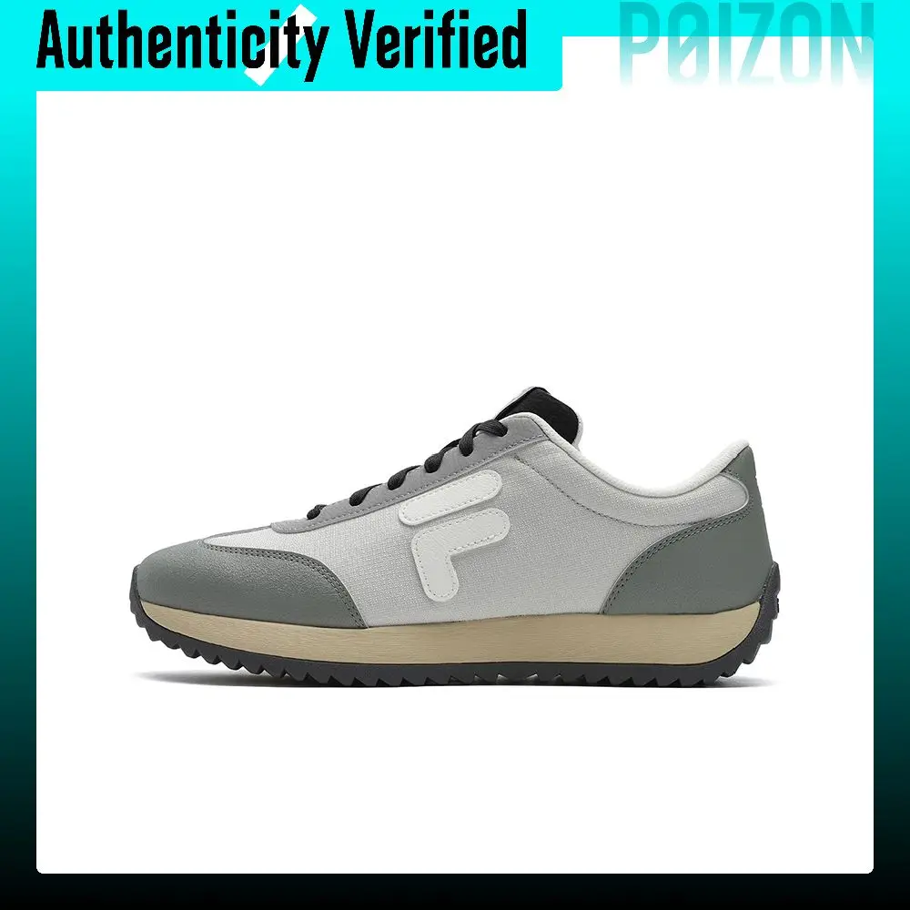 FILA MODERNO Abrasion Resistant, Breathable, Lightweight Low top Casual Shoes Men's Silver Gray F12M531114FSC