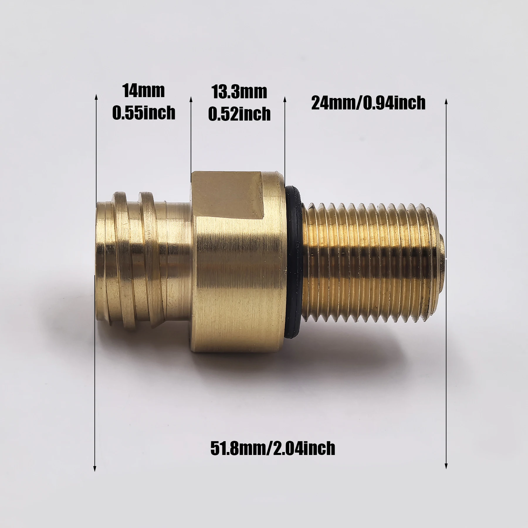 อุปกรณ์เติมน้ำโซดาถัง TR21-4เอาท์พุท M18 * 15, อุปกรณ์เติมเติมน้ำทองเหลืองที่เป็นของแข็ง