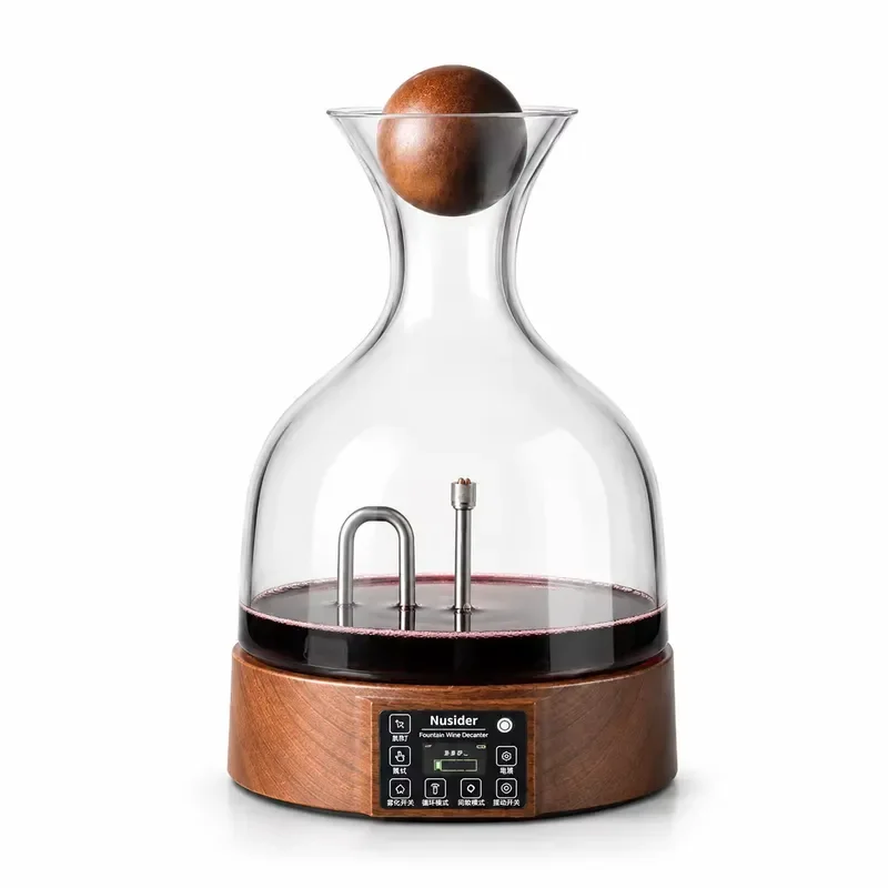Smart Electric Decanter 360 ° Micro Mist Wine Decanter with Touch Control, Rechargeable Wine Decanter
