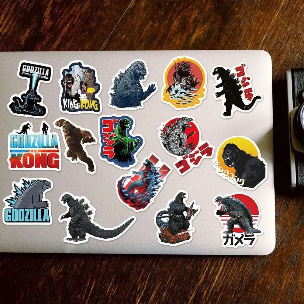 50pcs Godzilla VS king kong Anime Cartoon DIY Graffiti Stickers Decorative Laptop Skateboard Car Water Cup Waterproof Sticker