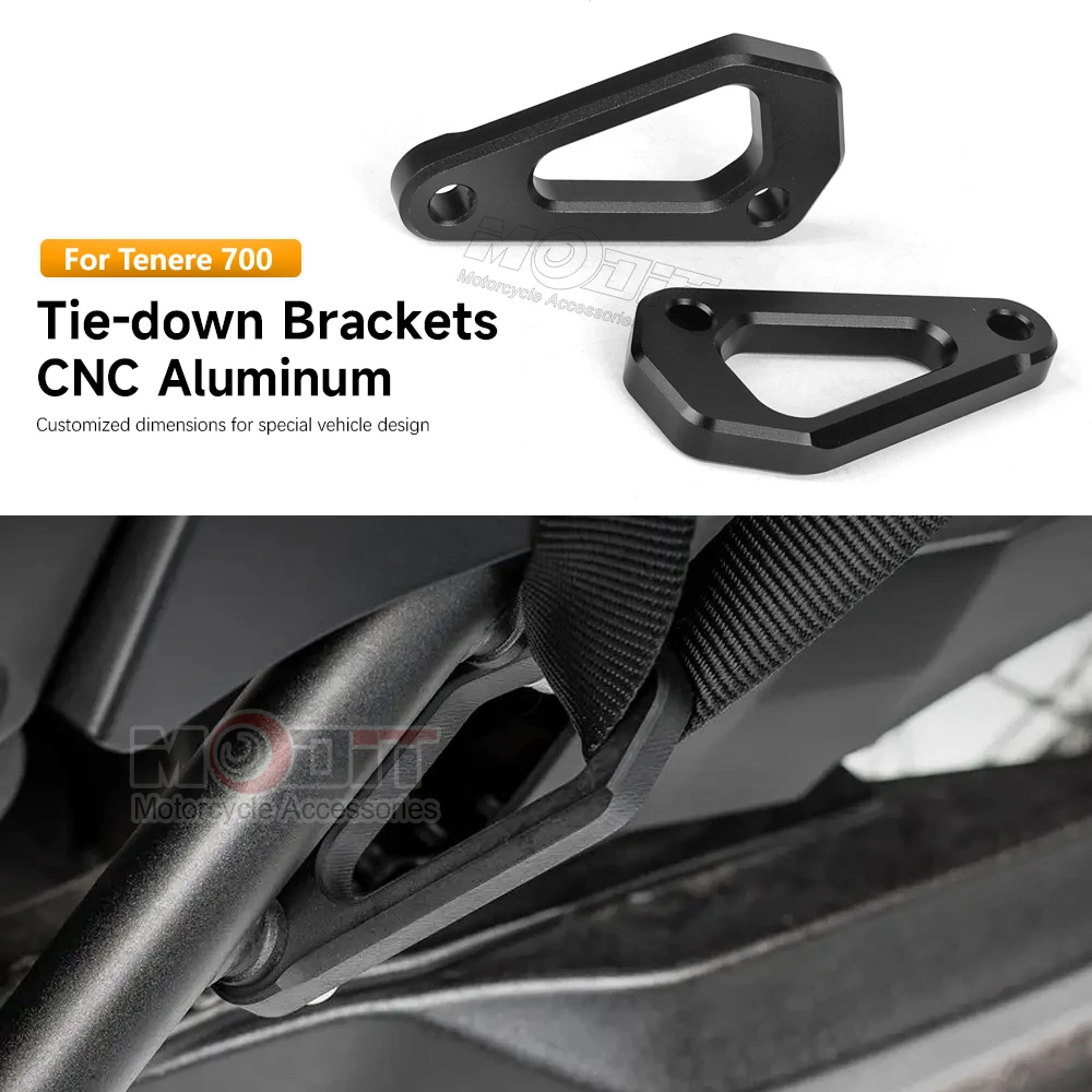 Per Yamaha Tenere700 TENERE 700 T700 Rally Moto Poggiapiedi Eliminator CNC in lega di alluminio Side Tie Imbottiture Staffe Accessori