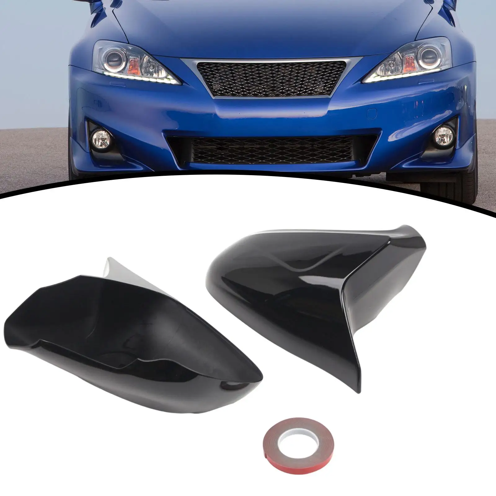 

8791053240 Auto Supplies Side Door Mirror Covers Caps Left Right for 2007-2009 Base LS600H 2007-2009 Base