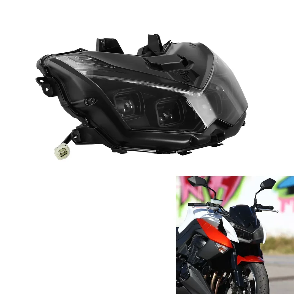 

Black Front LED Headlight Assembly Fit For Kawasaki Ninja Z1000 2010-2013 2011 2012 Motorcycle