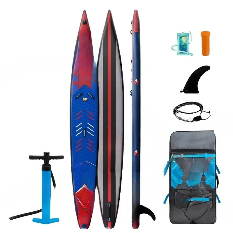 Racing Paddle Board Inflatable Pulp Board Competition Surfboard Set