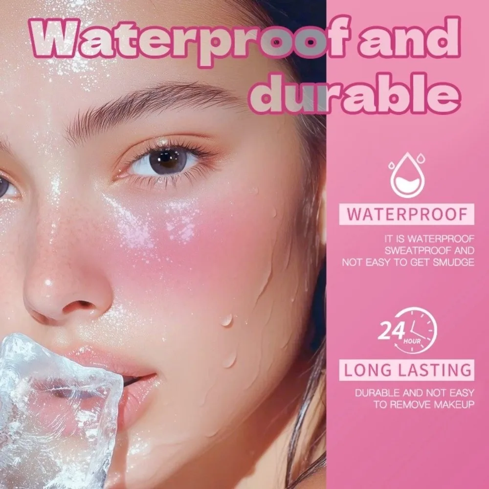 Natural nude magia mudança de cor blush de longa duração fácil maquiagem gradiente mudando blush bom tez fosco