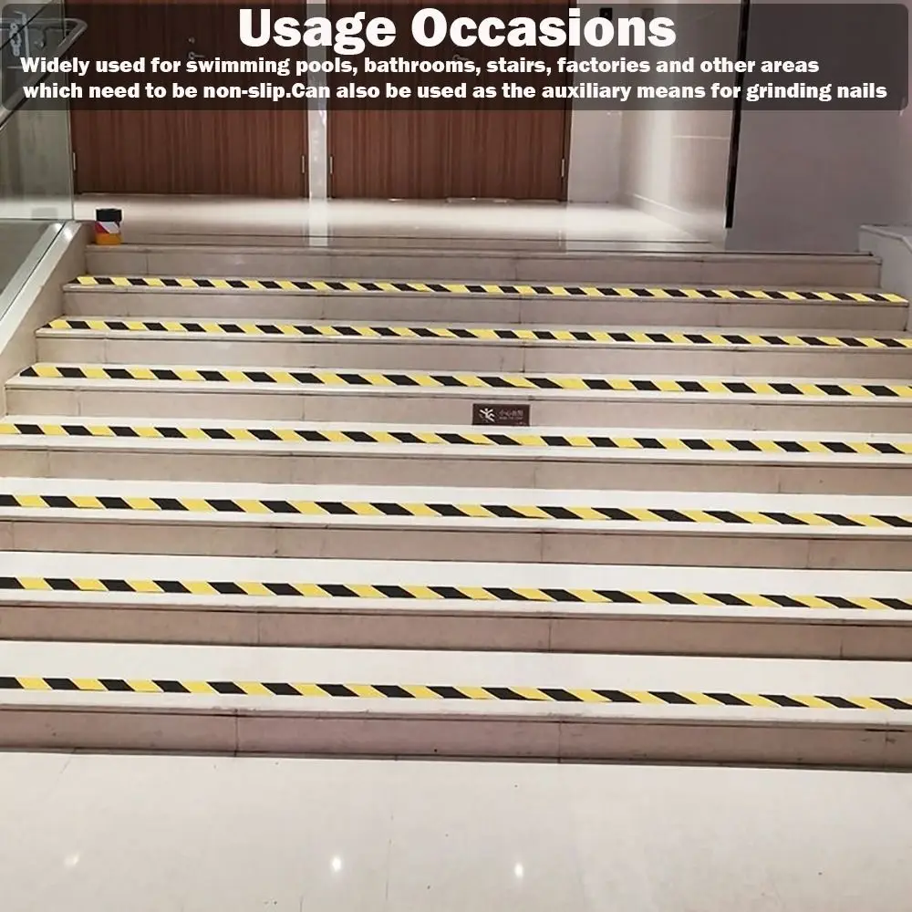 High Traction Anti-slip Tape Waterproof Self-adhesive Anti-frosted Slip Strips Stair non-slip Stickers Bathroom Tape
